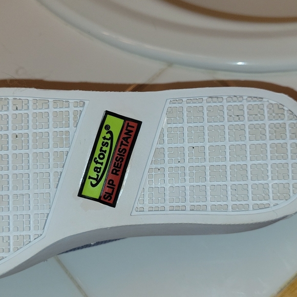 NEW Lilac Gray Laforst Slip On Woven Jazz Shoe w/ Slip Resistant Sole - Picture 5 of 12